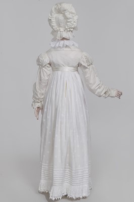 Lot 105 - A white cotton spencer, circa 1815