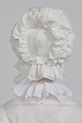 Lot 105 - A white cotton spencer, circa 1815