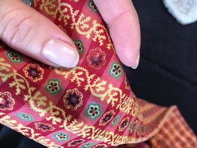 Lot 109 - A printed cotton spencer, Alsatian, circa 1815