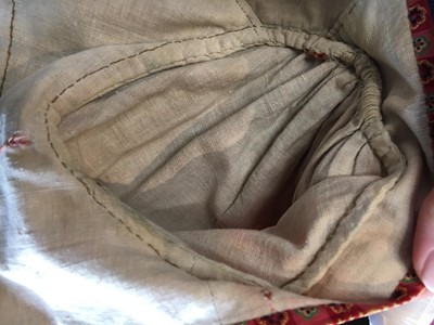 Lot 109 - A printed cotton spencer, Alsatian, circa 1815