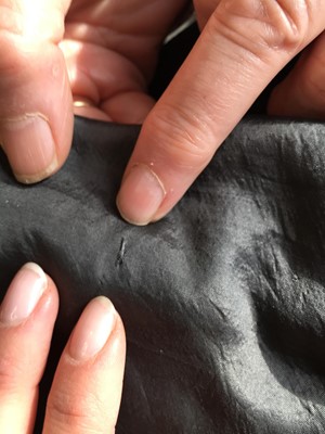 Lot 97 - A sarsanet mourning gown, French, circa 1813