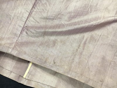 Lot 23 - A mauve shot-silk transition gown, French, circa 1800