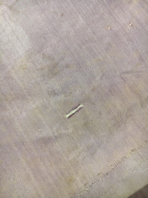 Lot 23 - A mauve shot-silk transition gown, French, circa 1800