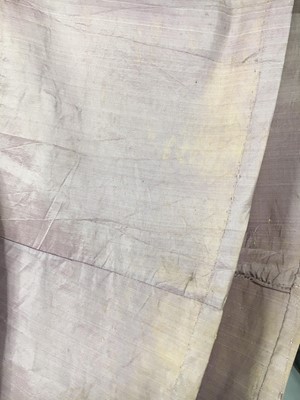 Lot 23 - A mauve shot-silk transition gown, French, circa 1800