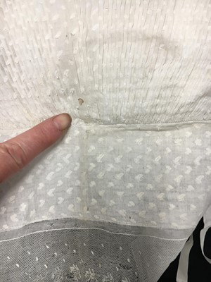 Lot 23 - A mauve shot-silk transition gown, French, circa 1800