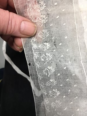 Lot 23 - A mauve shot-silk transition gown, French, circa 1800