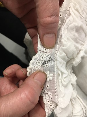 Lot 114 - A yellow silk twill gros de Tours silk spencer, probably English, 1815-17