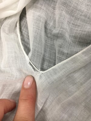 Lot 114 - A yellow silk twill gros de Tours silk spencer, probably English, 1815-17