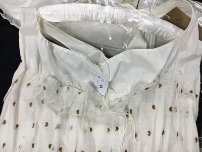 Lot 85 - A rare white piqué cotton pregnancy jacket, French, 1810-13