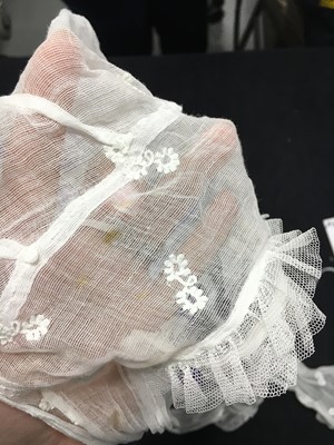 Lot 85 - A rare white piqué cotton pregnancy jacket, French, 1810-13