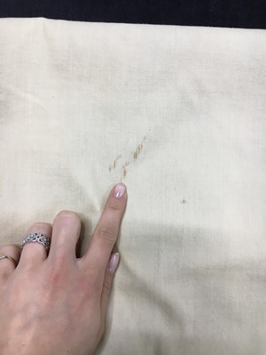 Lot 85 - A rare white piqué cotton pregnancy jacket, French, 1810-13