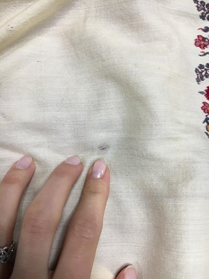 Lot 85 - A rare white piqué cotton pregnancy jacket, French, 1810-13