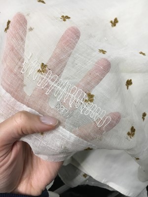 Lot 85 - A rare white piqué cotton pregnancy jacket, French, 1810-13