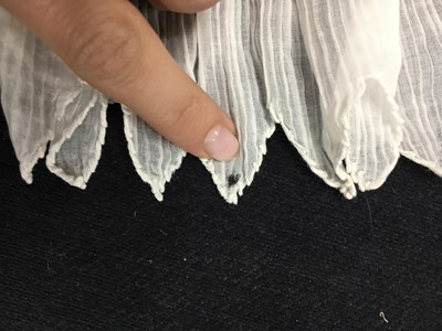 Lot 85 - A rare white piqué cotton pregnancy jacket, French, 1810-13