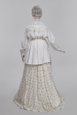 Lot 85 - A rare white piqué cotton pregnancy jacket, French, 1810-13