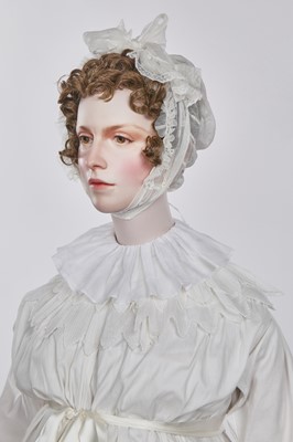 Lot 85 - A rare white piqué cotton pregnancy jacket, French, 1810-13