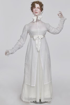 Lot 79 - An Indian spotted do rukha muslin pelisse , English, circa 1810