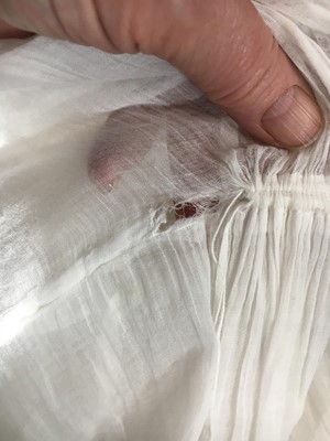 Lot 79 - An Indian spotted do rukha muslin pelisse , English, circa 1810