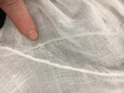 Lot 79 - An Indian spotted do rukha muslin pelisse , English, circa 1810