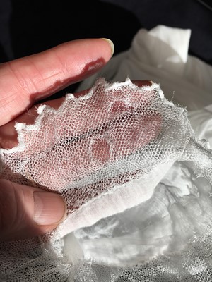 Lot 79 - An Indian spotted do rukha muslin pelisse , English, circa 1810