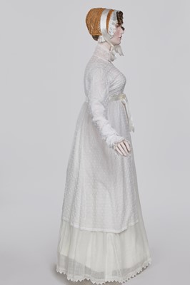 Lot 79 - An Indian spotted do rukha muslin pelisse , English, circa 1810