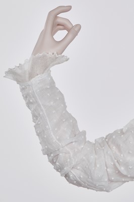 Lot 79 - An Indian spotted do rukha muslin pelisse , English, circa 1810