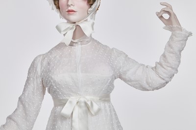 Lot 79 - An Indian spotted do rukha muslin pelisse , English, circa 1810