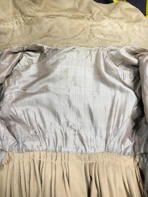 Lot 116 - A fine wool redingote with faux fur (silk shag) trim, French, 1815-20
