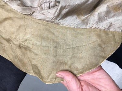 Lot 116 - A fine wool redingote with faux fur (silk shag) trim, French, 1815-20