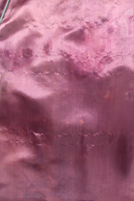 Lot 91 - A pink satin evening gown, probably English, circa 1812