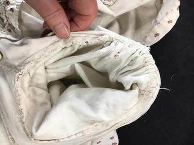 Lot 99 - A sprigged cotton morning dress, English, circa 1813