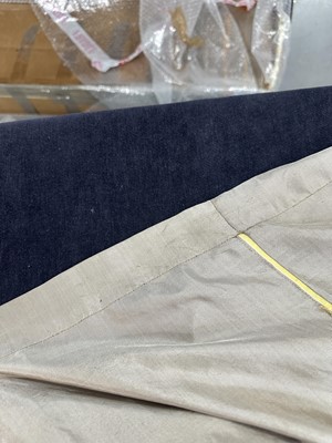 Lot 95 - A taupe twill shot sarsanet evening dress, circa 1812