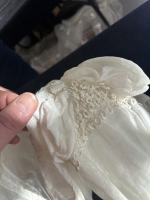 Lot 98 - A white muslin spencer, English, 1813-1815