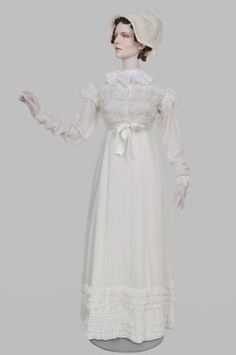 Lot 98 - A white muslin spencer, English, 1813-1815