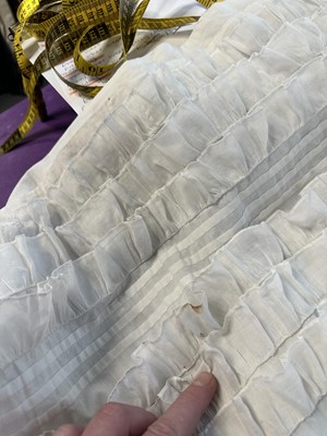 Lot 98 - A white muslin spencer, English, 1813-1815