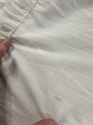 Lot 98 - A white muslin spencer, English, 1813-1815