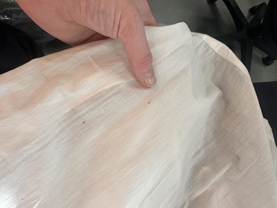 Lot 98 - A white muslin spencer, English, 1813-1815