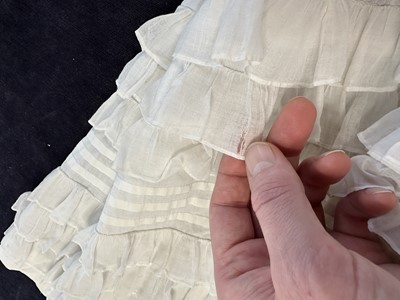 Lot 98 - A white muslin spencer, English, 1813-1815