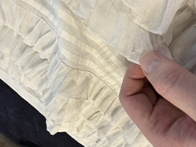 Lot 98 - A white muslin spencer, English, 1813-1815