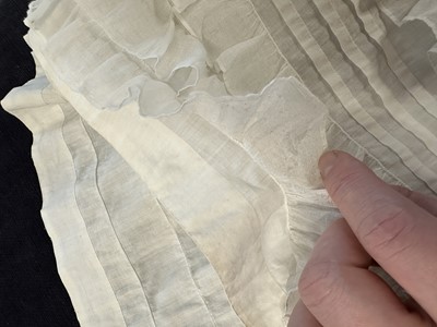 Lot 98 - A white muslin spencer, English, 1813-1815