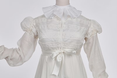 Lot 98 - A white muslin spencer, English, 1813-1815