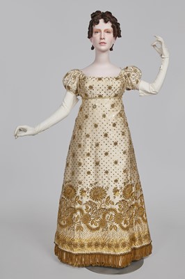 Lot 119 - A court dress, probably for a European Princess, 1810-15