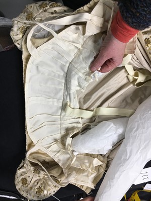 Lot 119 - A court dress, probably for a European Princess, 1810-15