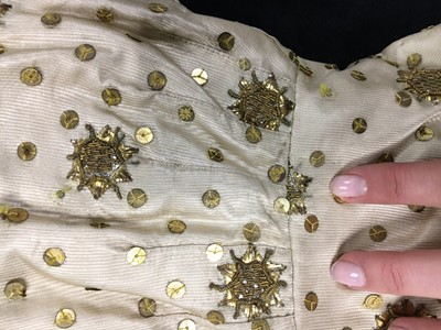 Lot 119 - A court dress, probably for a European Princess, 1810-15