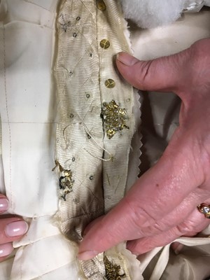Lot 119 - A court dress, probably for a European Princess, 1810-15