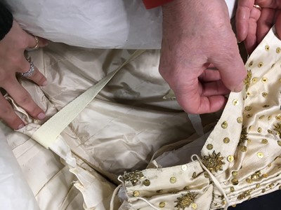 Lot 119 - A court dress, probably for a European Princess, 1810-15