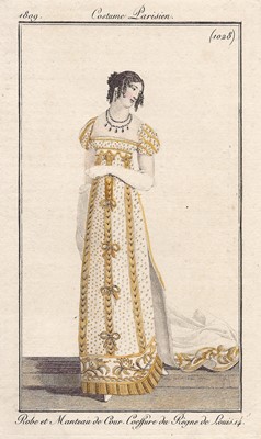 Lot 119 - A court dress, probably for a European Princess, 1810-15