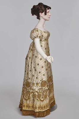 Lot 119 - A court dress, probably for a European Princess, 1810-15