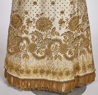Lot 119 - A court dress, probably for a European Princess, 1810-15