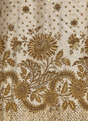 Lot 119 - A court dress, probably for a European Princess, 1810-15
